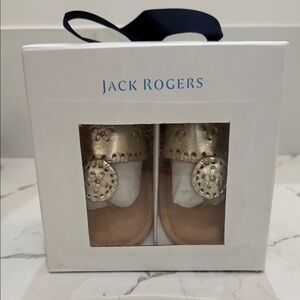 Jack Rogers Platinum Baby Jacks 9-12M NWT